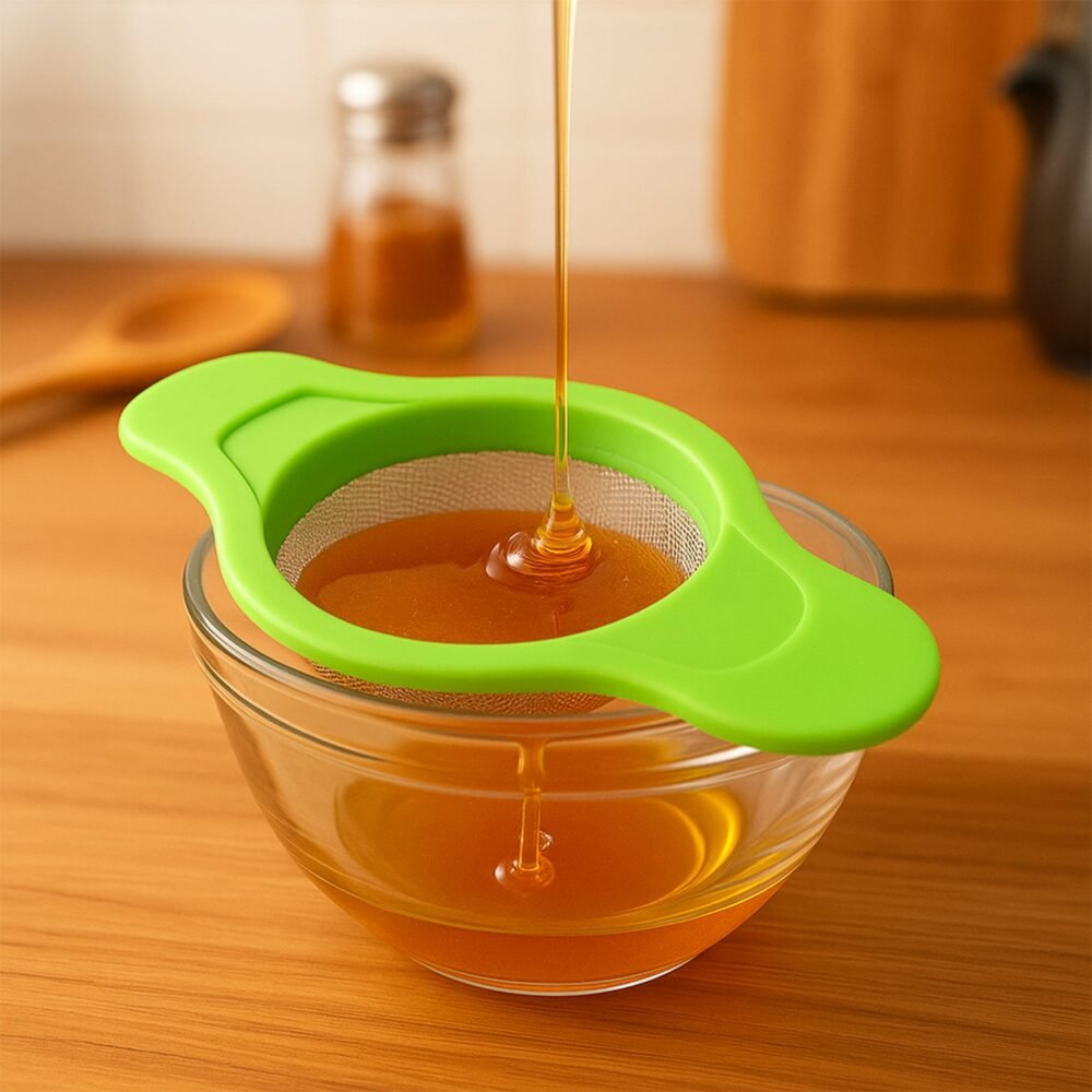 Stainless Steel Mesh Strainer – Durable Dual Handle Design