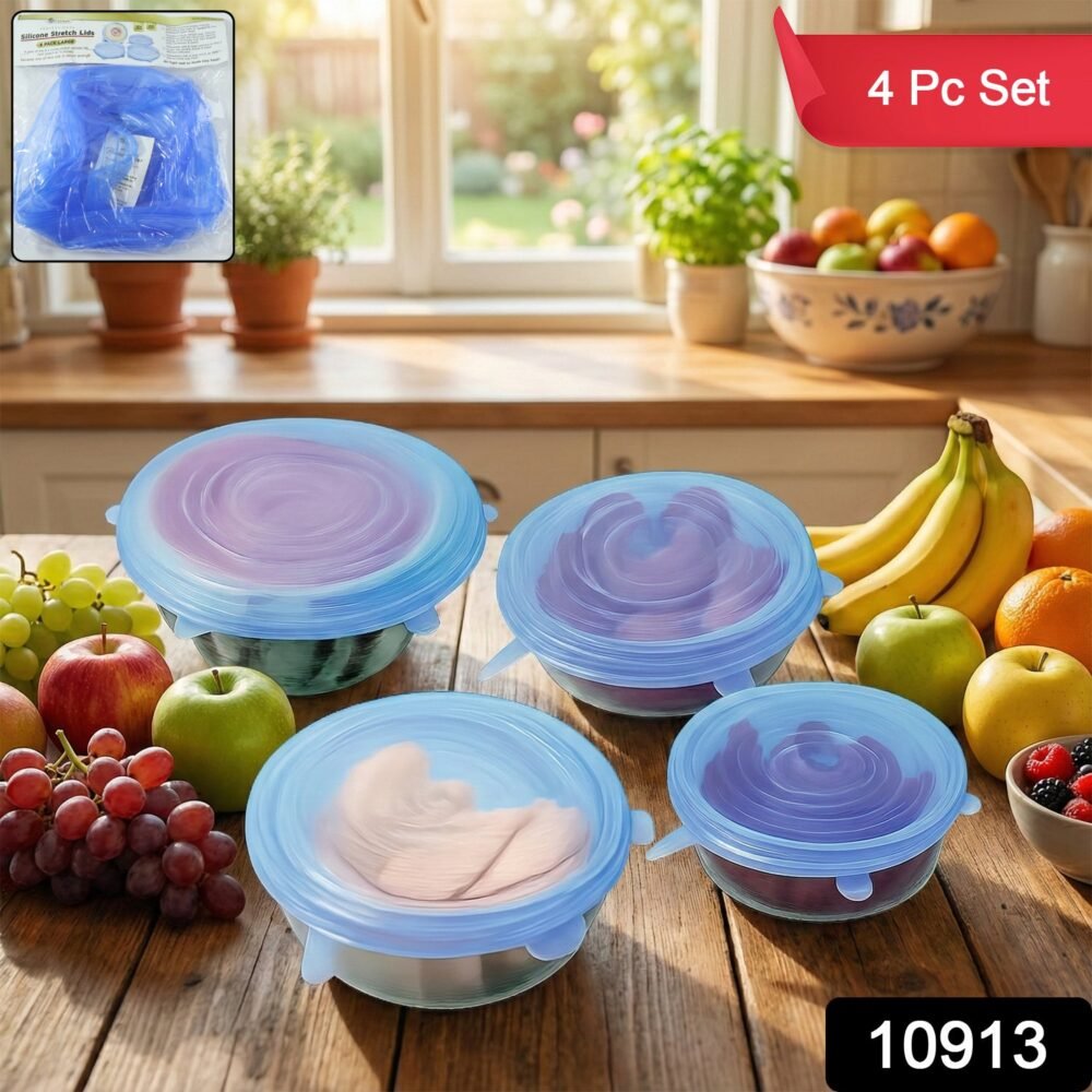 02_food-cover.jpg Silicone Stretch Lids – 4 Piece Reusable Food Covers