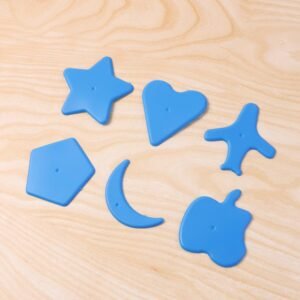 Haircut Design Stencil Set – 6-in-1 Creative Hair Trimmer Molds
