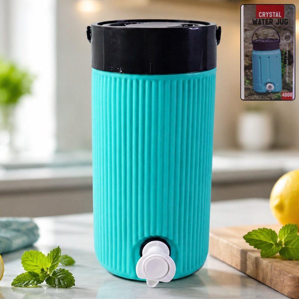 Insulated Water Jug 2.5L – Leakproof Tap & Durable Design