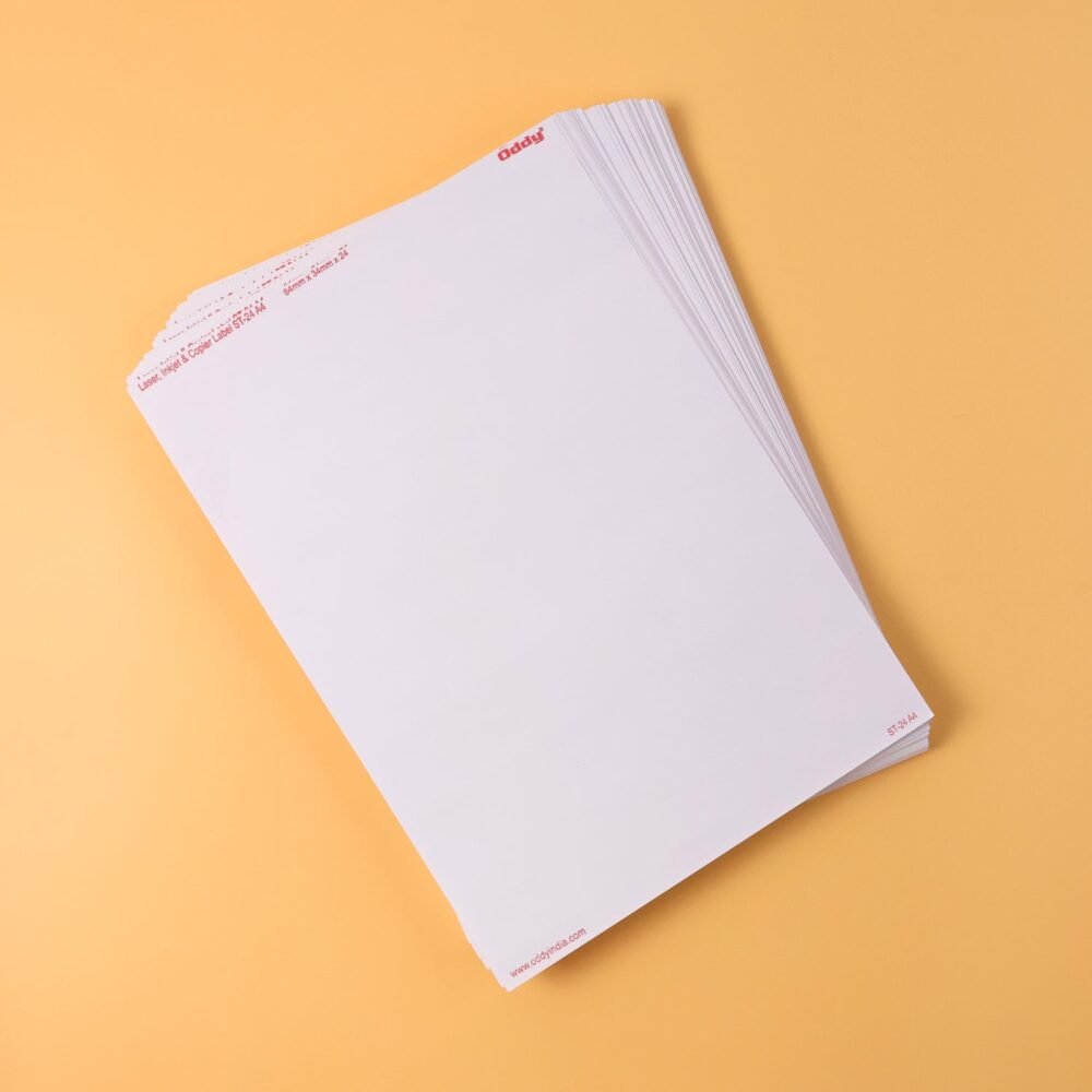 Self-Adhesive Labels A4 Sheets – 2400 Permanent Printer Stickers