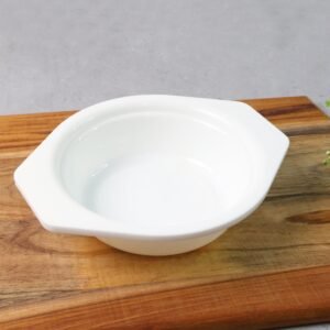 Plastic Serving Bowl with Easy-Grip Side Tabs – Durable & Lightweight