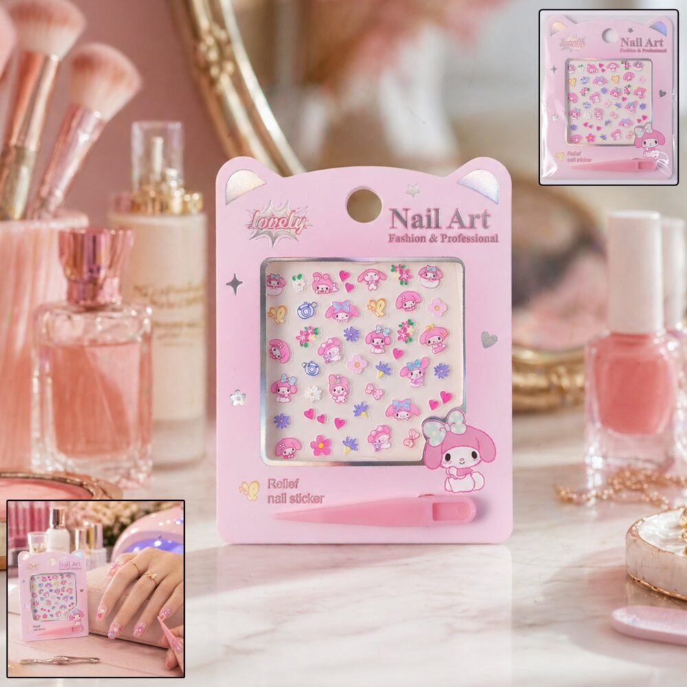 Nail Art Sticker Set – Easy DIY Creative Manicure Kit