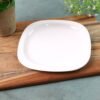 Square Plastic Dinner Plate – 20 cm Durable & Easy Clean