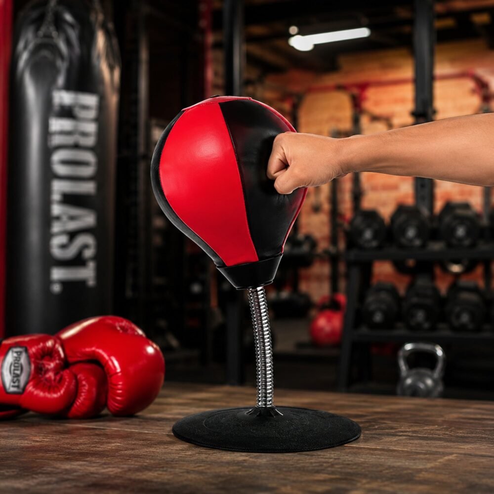 Inflatable Desktop Punching Bag – Stress Relief & Reflex Training
