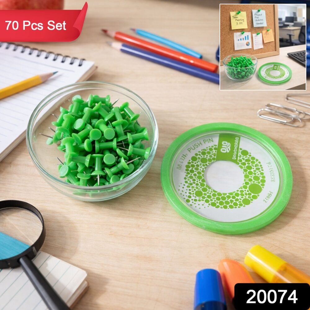 Heavy-Duty Plastic Push Pins – Reliable for Office & Home Use