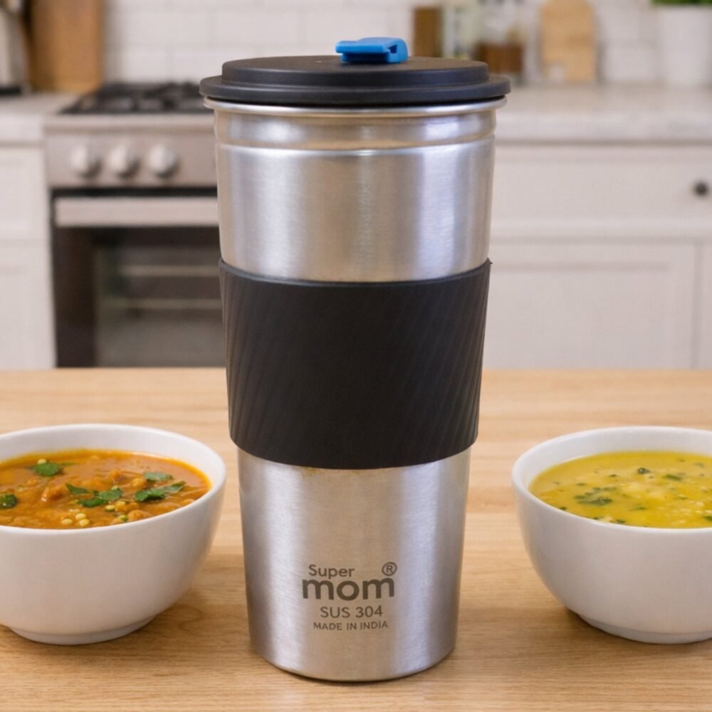 Stainless Steel Travel Tumbler – Leak-Resistant, 500ml Capacity