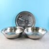 Stainless Steel Mixing Bowl Set – 3-in-1 Multifunction Kitchen Bowls