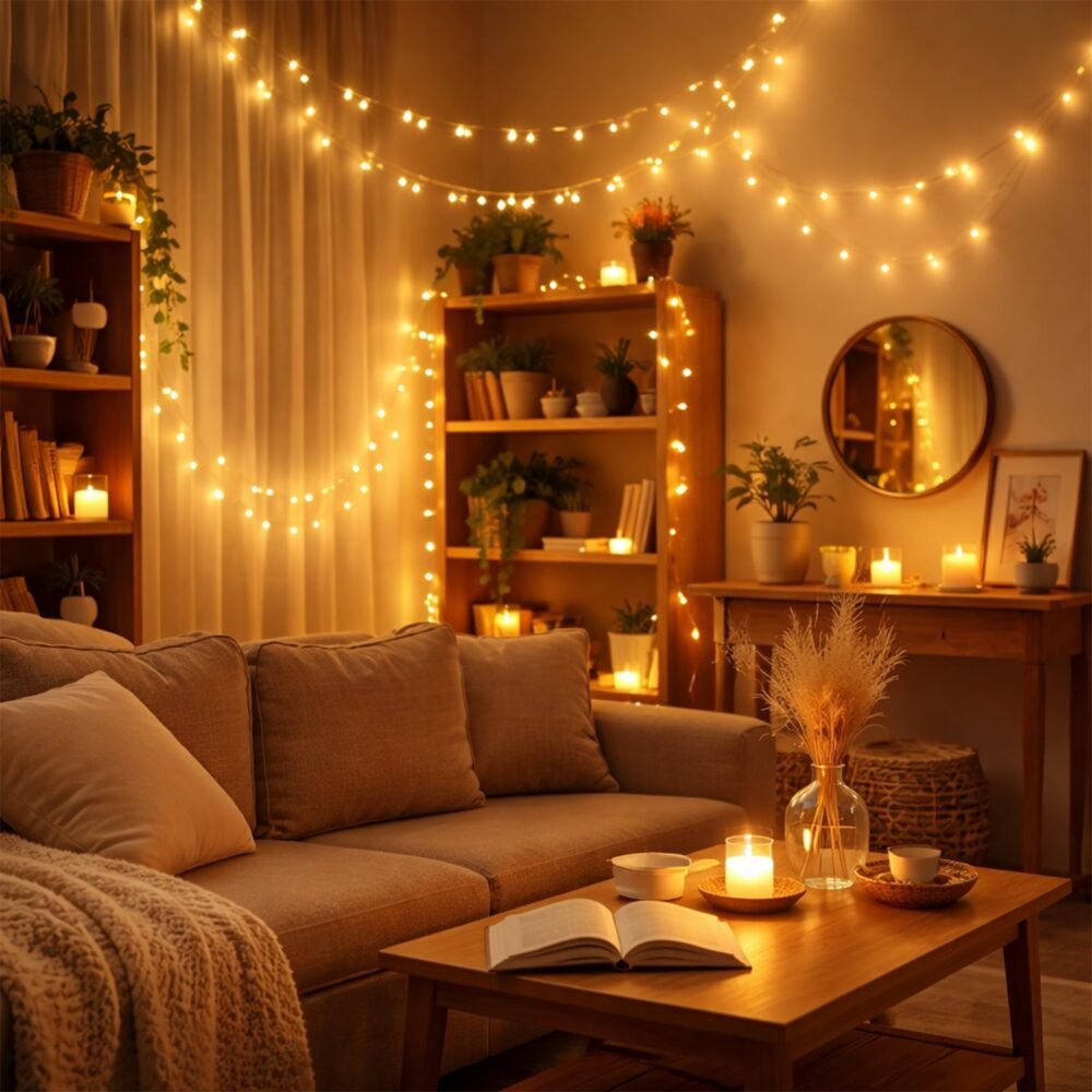 03Light.jpg Decorative LED String Light Set – Stylish Mix Design for Home Decor