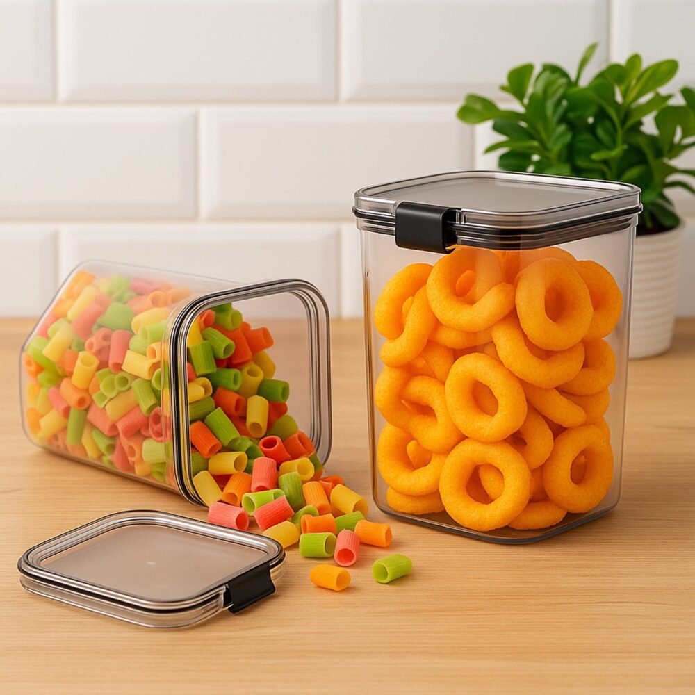 03_0114693d-d7ae-4010-9edd-6cff363e8913.jpg 1200 ML Airtight Food Storage Container Set – 2 Piece Durable Plastic