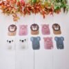 Wall Mounted Cartoon Hooks – Self-Adhesive, Kid-Friendly Design