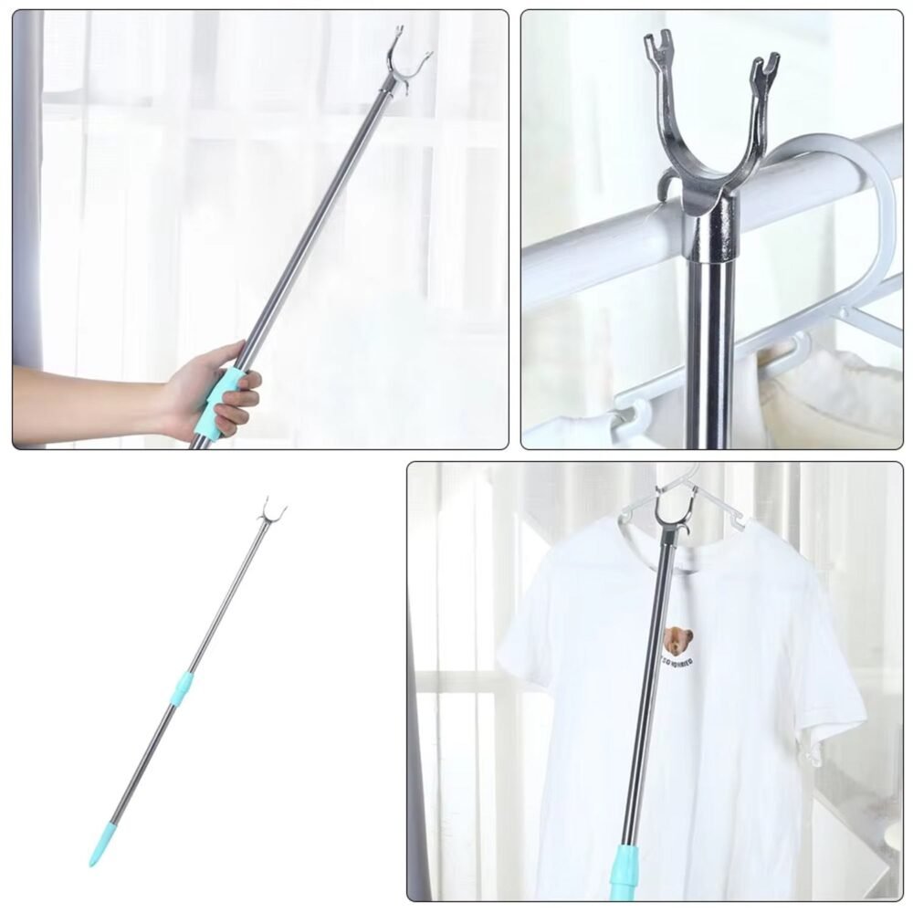 Telescopic Clothes Hanger Pole ñ Stainless Steel Extendable | Indo Glow