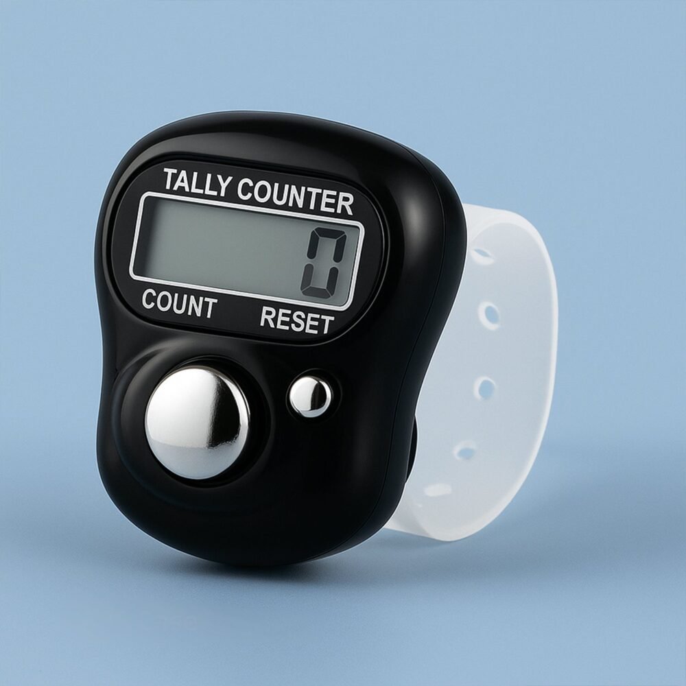 Finger Tally Counter – Portable Digital Counter with Adjustable Strap