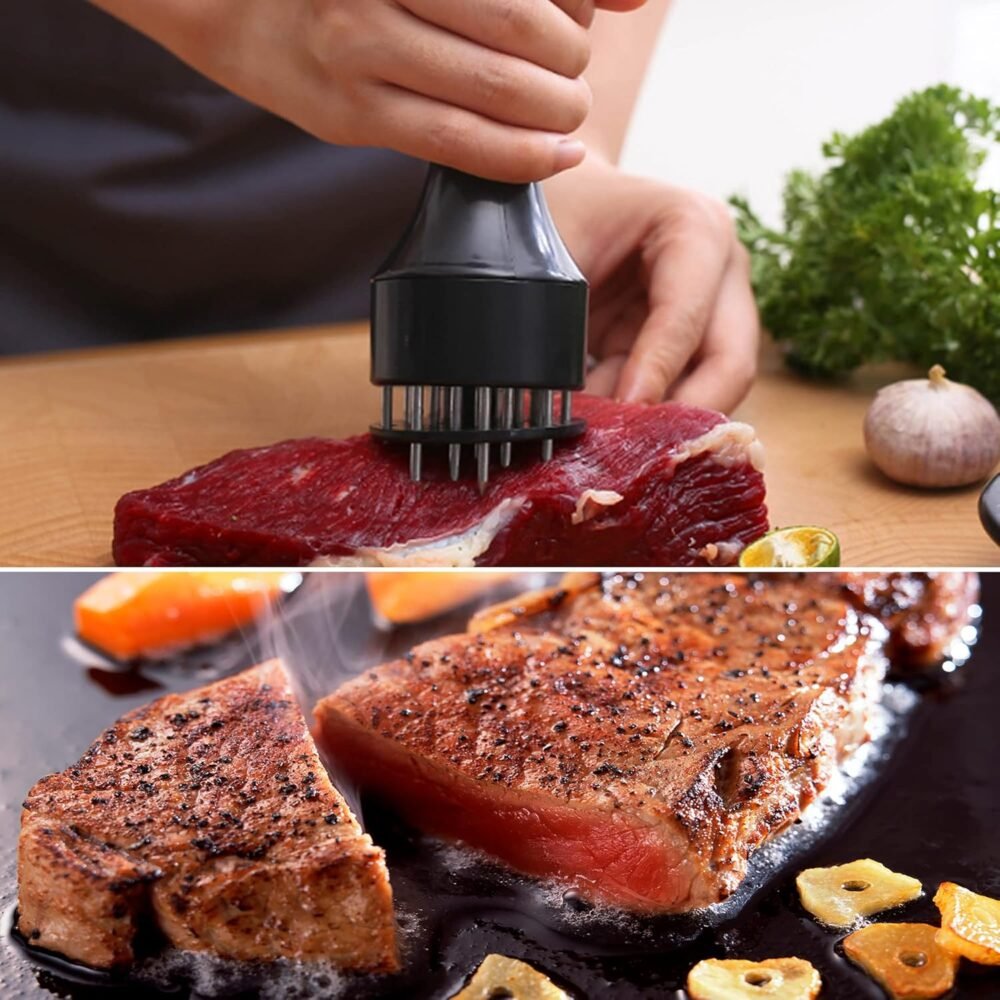 03_0c888352-747f-4f43-92d5-9e2a77032f1d.jpg Meat Tenderizer Tool ñ Stainless Steel Needle for Juicier Meats | ToolMate Pro