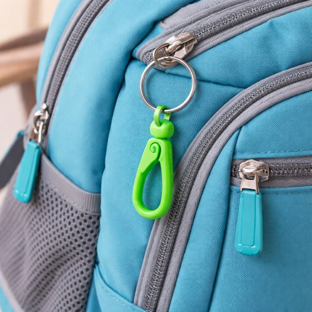 Mini Plastic Carabiner Keychain – Durable & Lightweight Clip