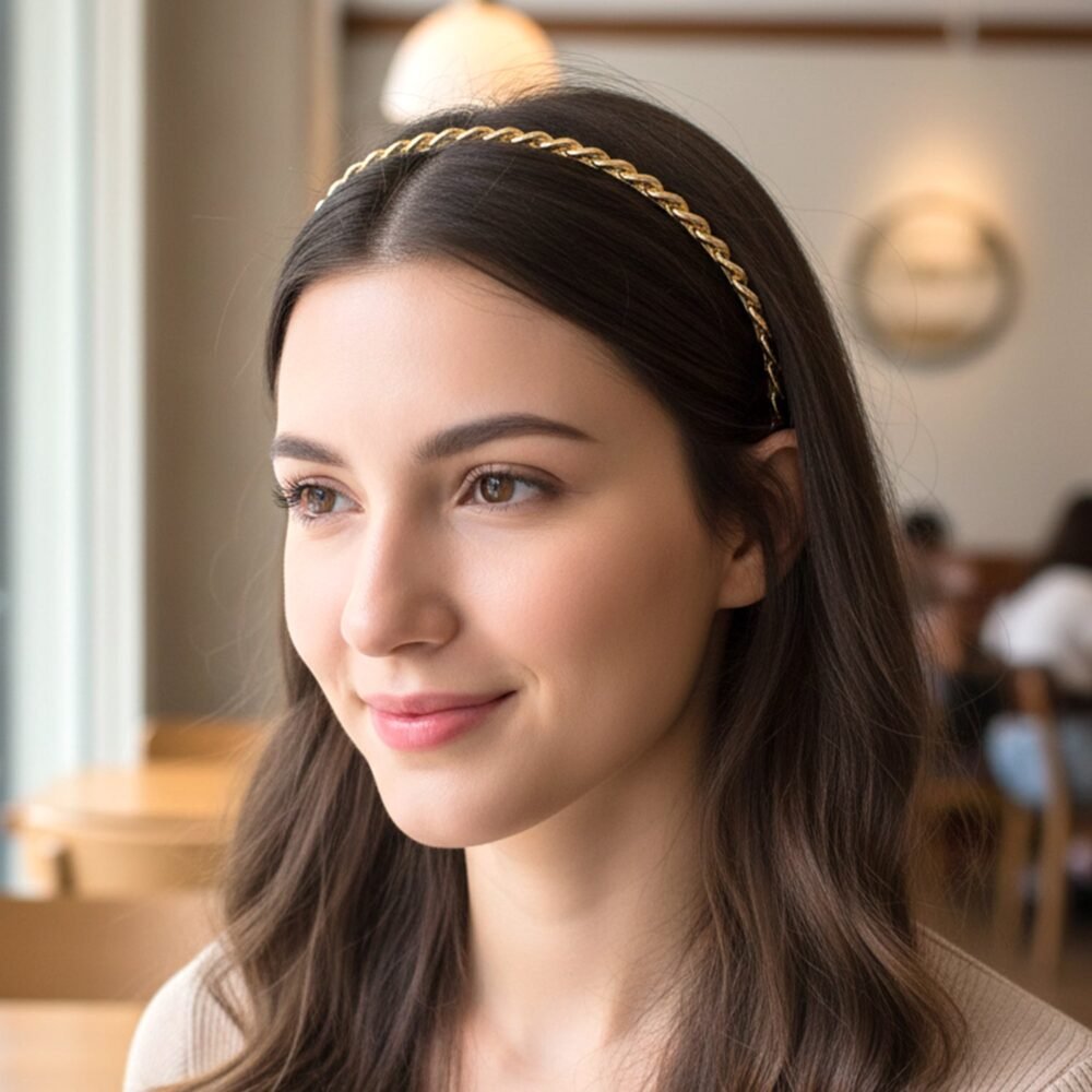 Designer Hair Band Set – Elegant 8-Piece Pearl & Floral Collection