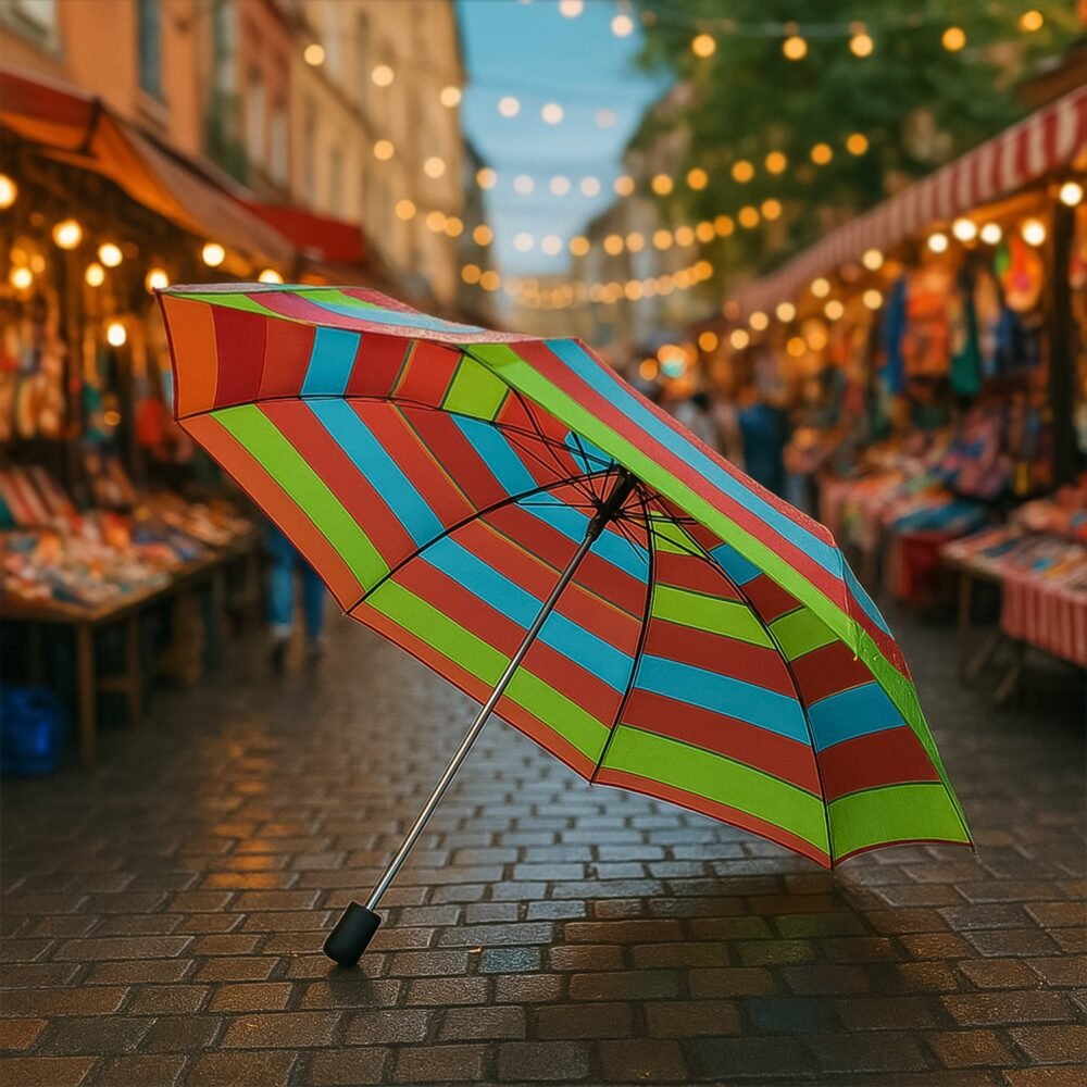 3-Fold Foldable Umbrella – UV & Rain Protection for Travel