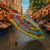 3-Fold Foldable Umbrella – UV & Rain Protection for Travel