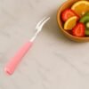 Stainless Steel Fruit Fork Set – 10 Durable Mini Forks with Soft Grip