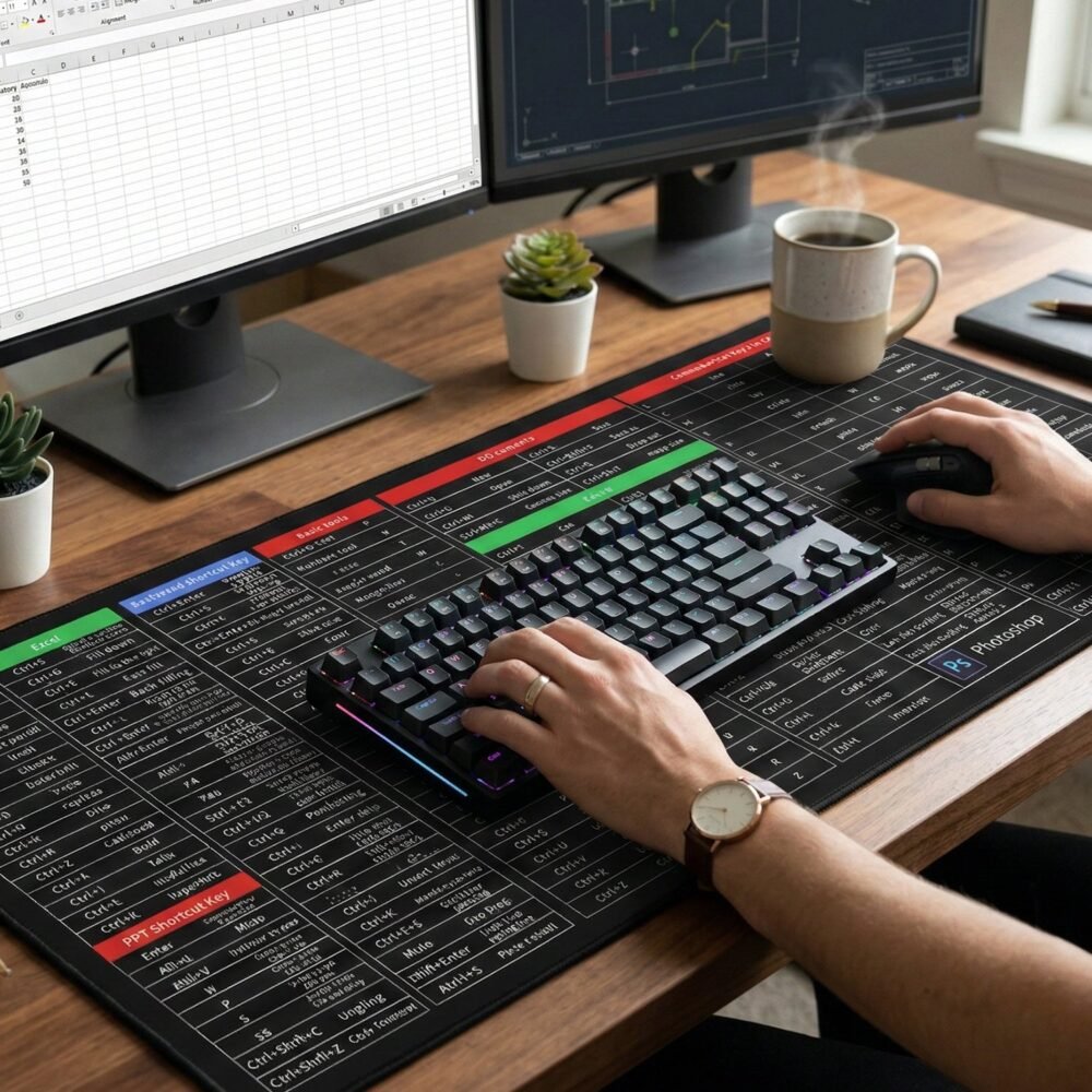 03_10a35918-6bc6-48fc-9049-205a70c219f4.jpg Shortcut Keyboard Mouse Pad – Large Extended Desk Mat for Efficiency