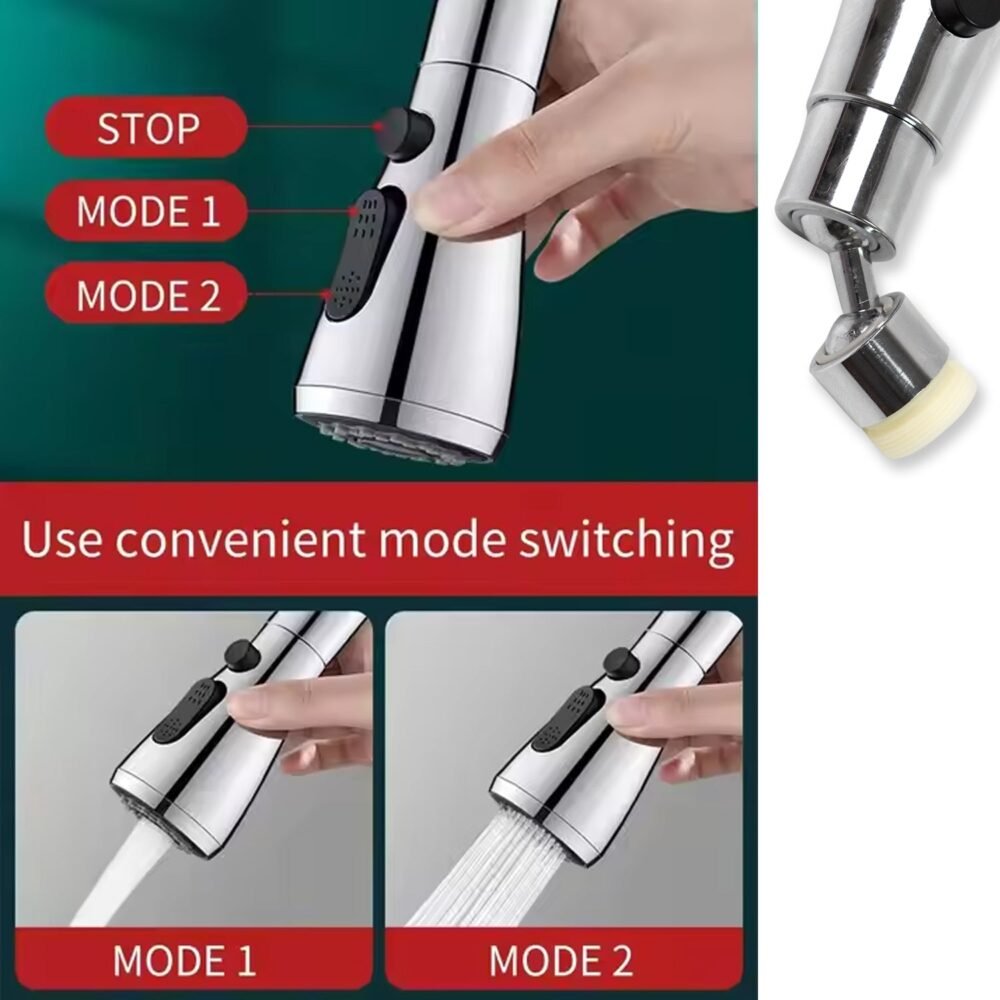 Kitchen Faucet Sprayer ñ 3-Function Pull Down |