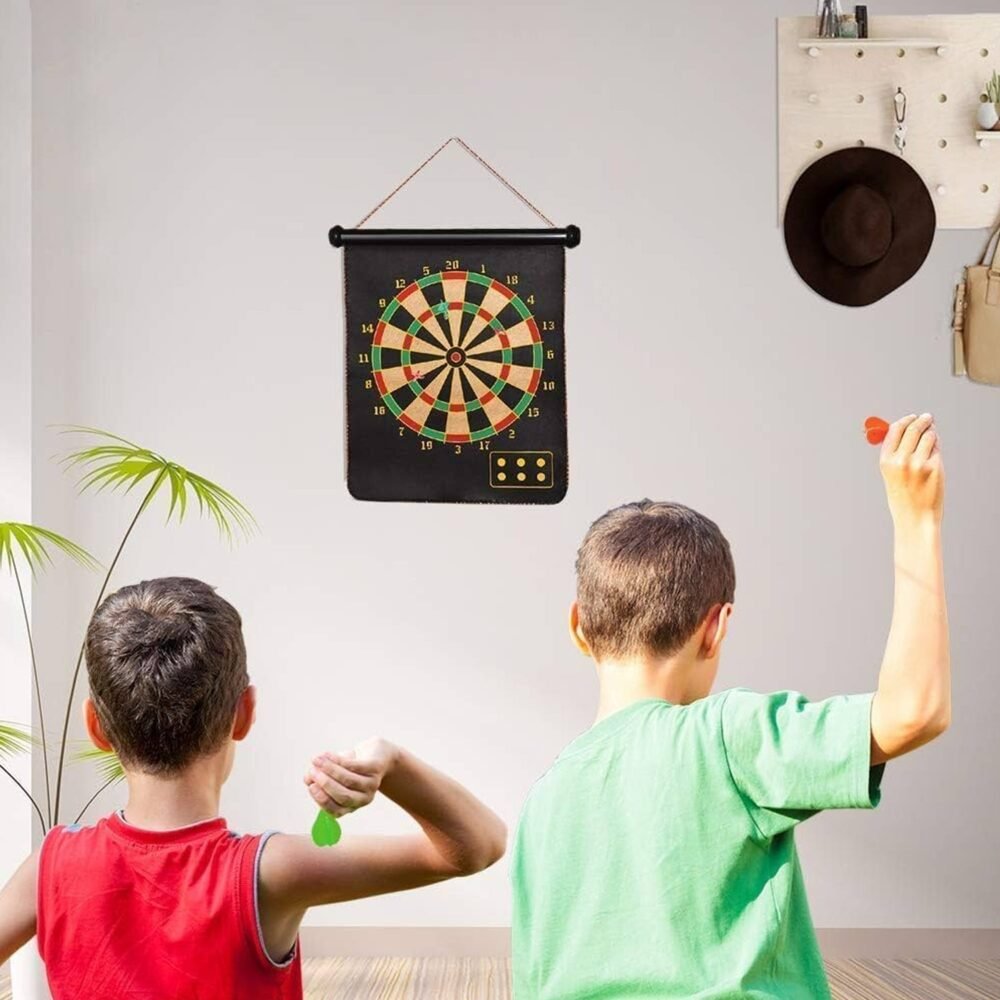 Magnetic Dart Board – Double-Sided Foldable Game Set