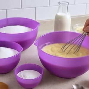 Mix & Measure Prep Bowl Set – 3 Durable BPA-Free Bowls