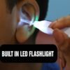 Pink LED Ear Pick with Flashlight and Tweezer – Safe Ear Cleaning
