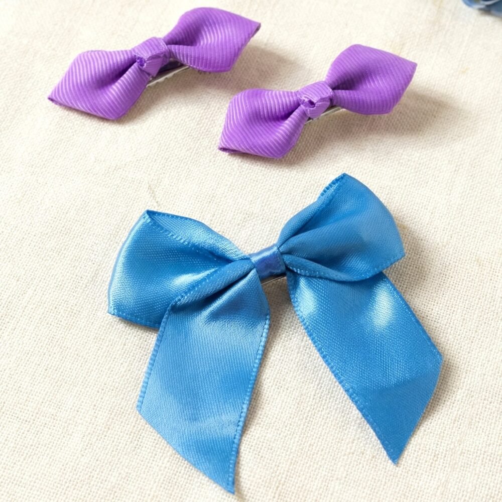 03_2423fa6b-040f-42c1-af7e-63139044c073.jpg Satin Ribbon Bow Hair Clips – Elegant 3 Pc Girls' Set