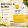 Citrus Lime Wet Wipes – Refreshing & Gentle Face, Hand & Body Cleansing