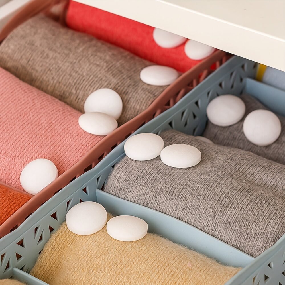Naphthalene Mothballs – Long-Lasting Cupboard & Wardrobe Protection