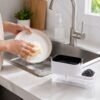 Dish Soap Dispenser & Sponge Holder – Compact & Durable | VelvetBubbles