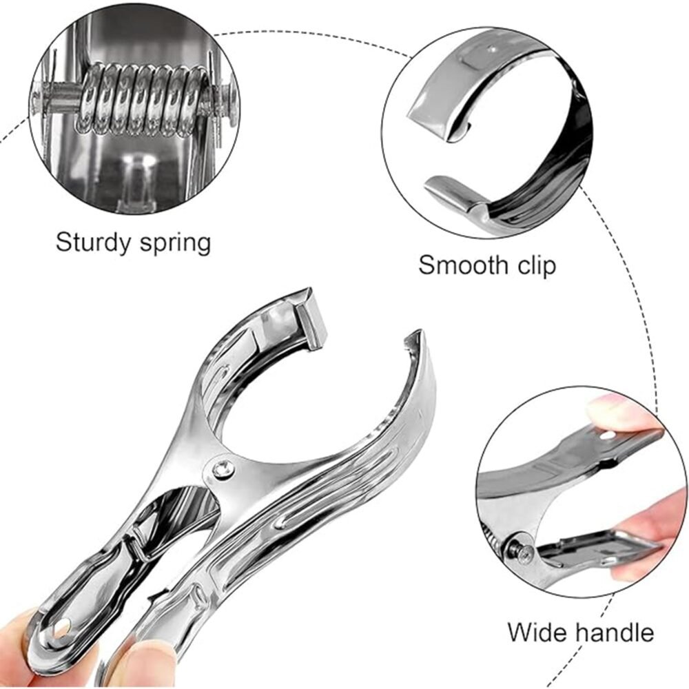 Stainless Steel Clothespins – Windproof, Durable Laundry Clips (10 Pcs)