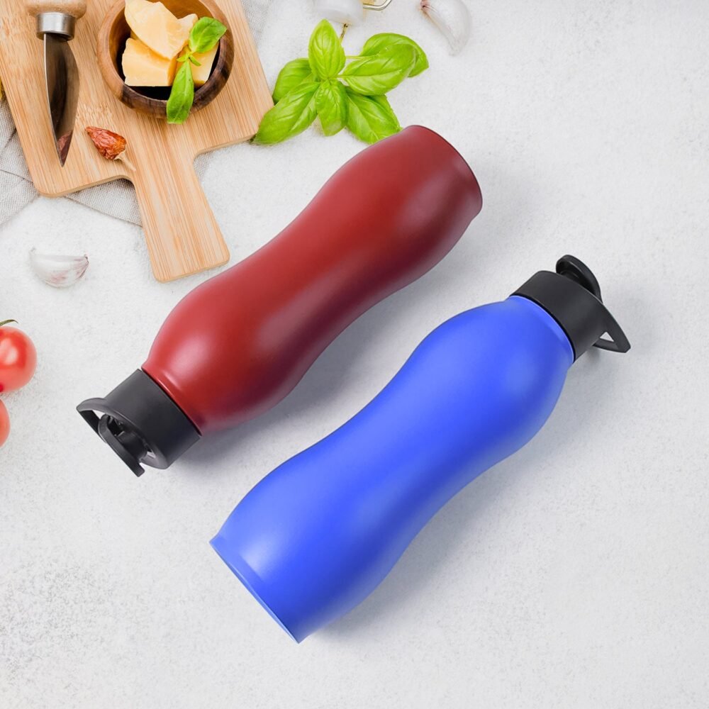 Stainless Steel Water Bottle 1000ML – Leakproof Matte Finish