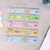 Plastic Ruler Set for Kids – Durable Cartoon Design, 5 Pieces