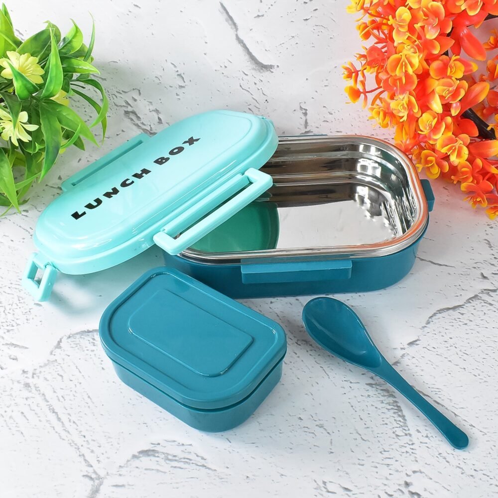 03_59de2a27-335b-421f-b6c0-ce2a6888305a.jpg Stainless Steel Lunch Box – 3-in-1 Leakproof Set | Lunchie Bunchie