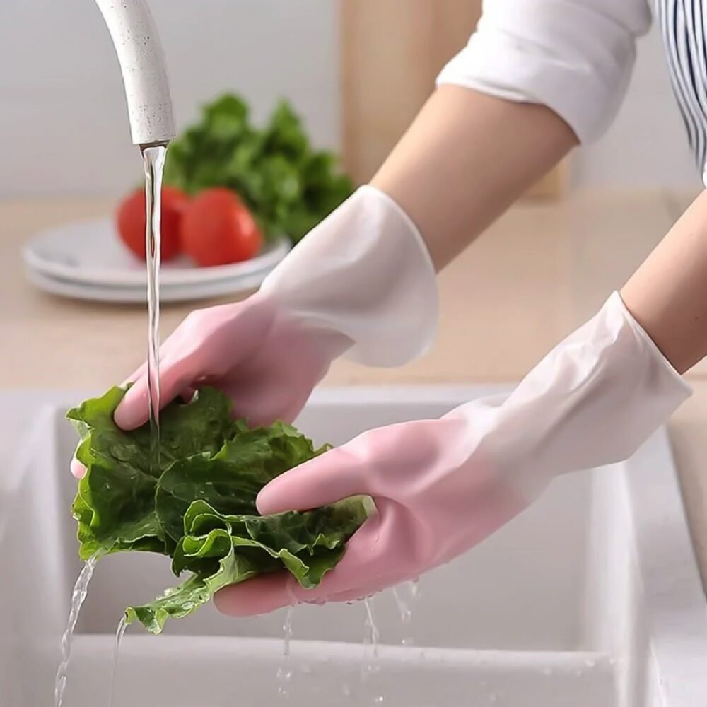 Small Waterproof Cleaning Gloves – Durable Reusable Household Protection