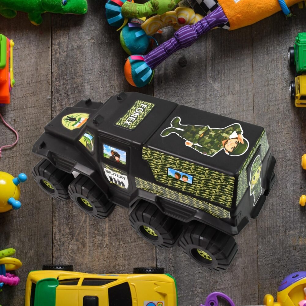 03_7ea86f71-66d9-4640-8c45-bc33443e285b.jpg Military Toy Car ñ 8-Wheel Plastic Army Vehicle | Brain Horizon