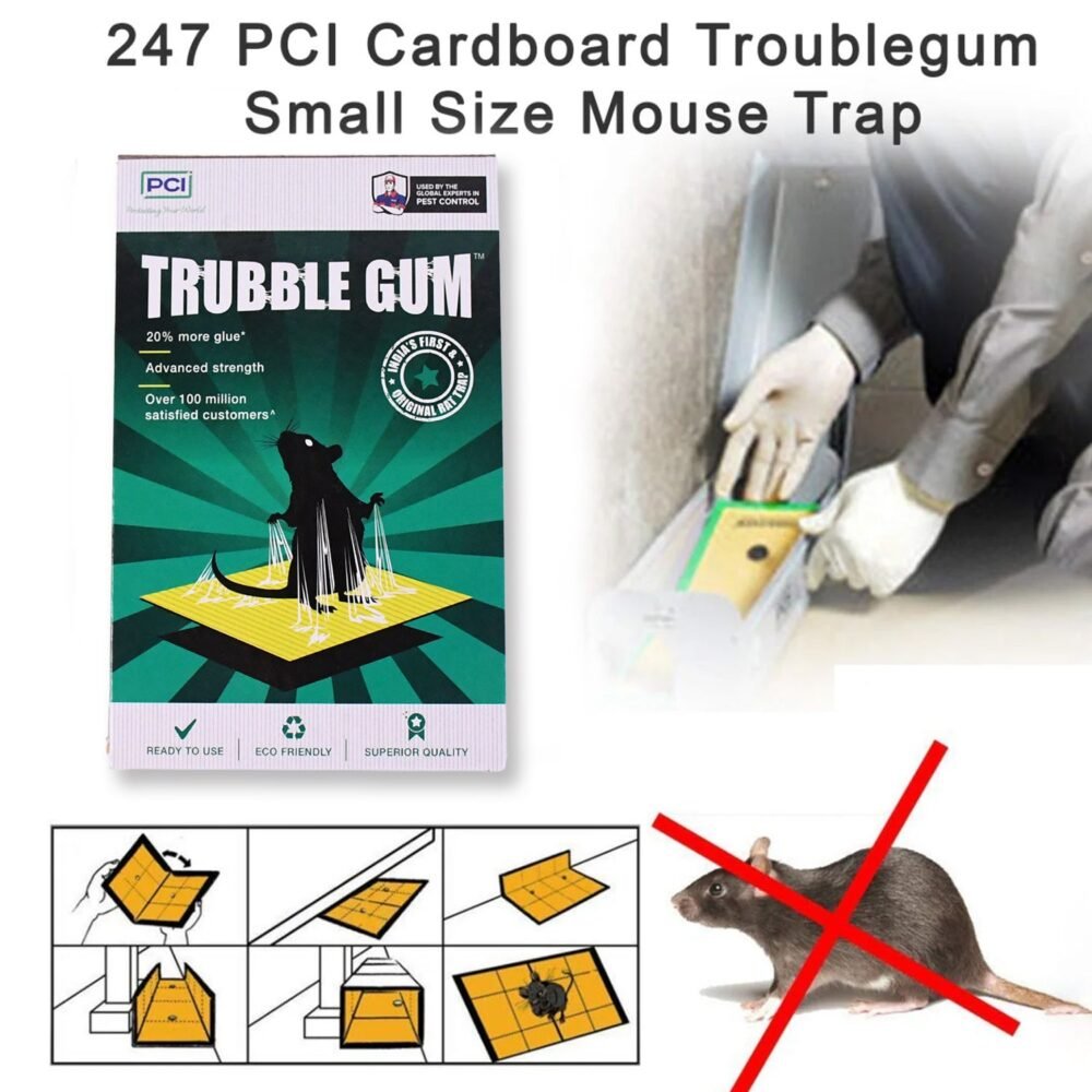 Small Size Cardboard Mouse Trap – Strong Adhesive Glue | Indo Glow