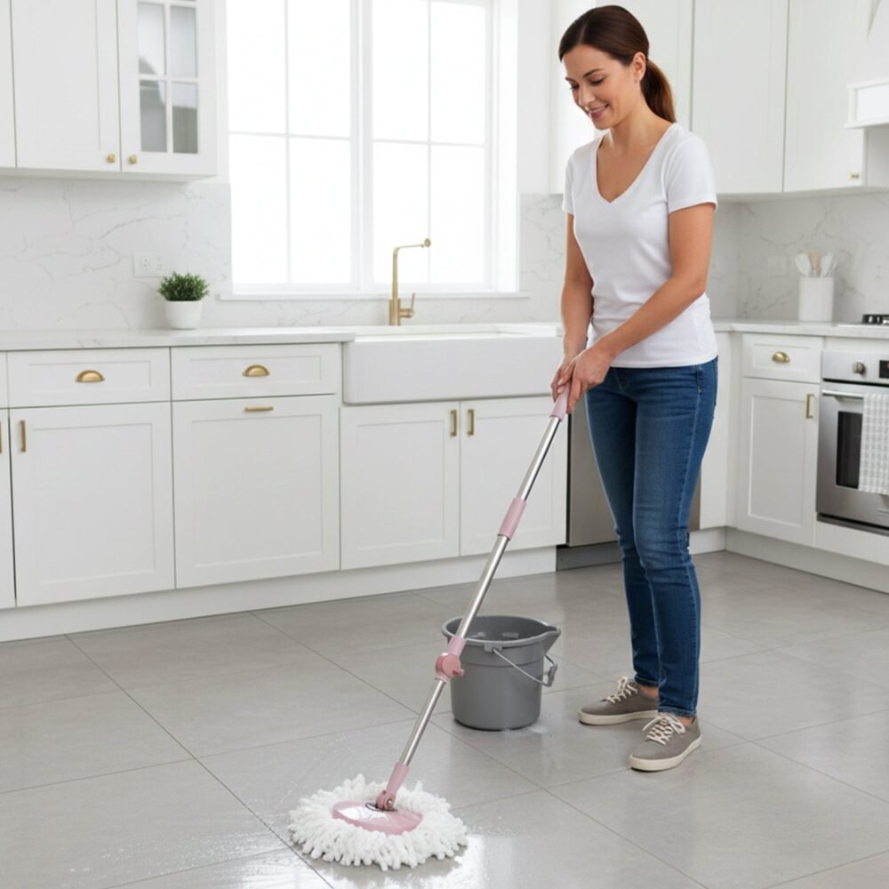 Turbo Spin Mop Pipe Set – Durable 130 cm Replacement Handle