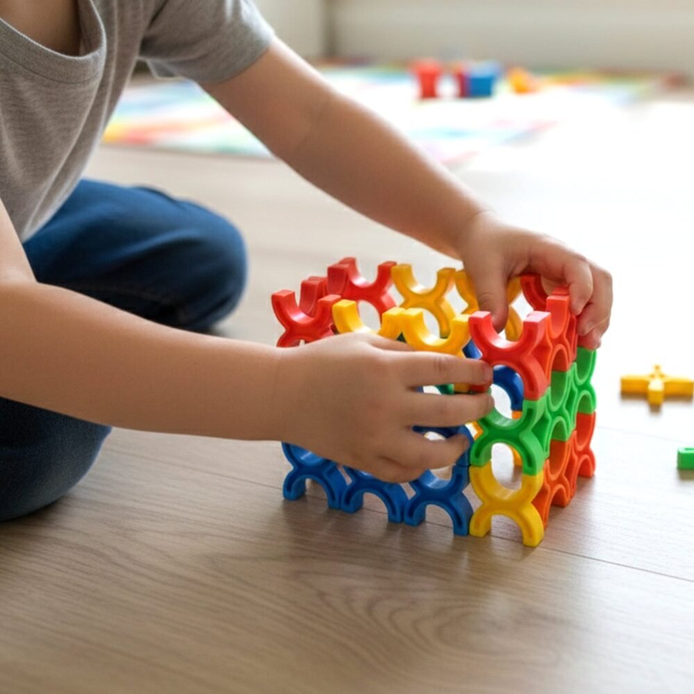 Balanced Blocks Stacking Toy – Boosts Creativity & Motor Skills