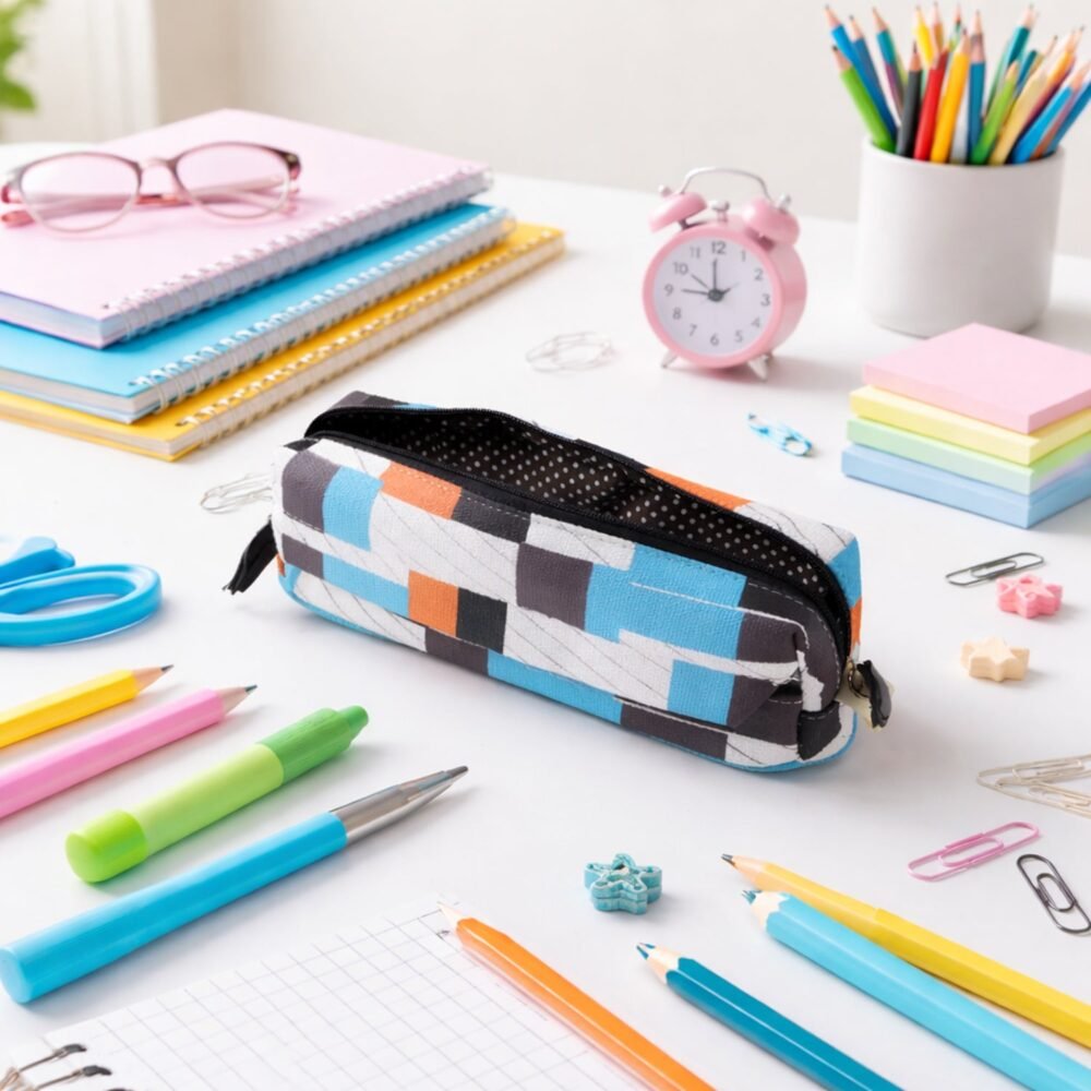 Zipper Pencil Pouch – Durable & Stylish Stationery Organizer