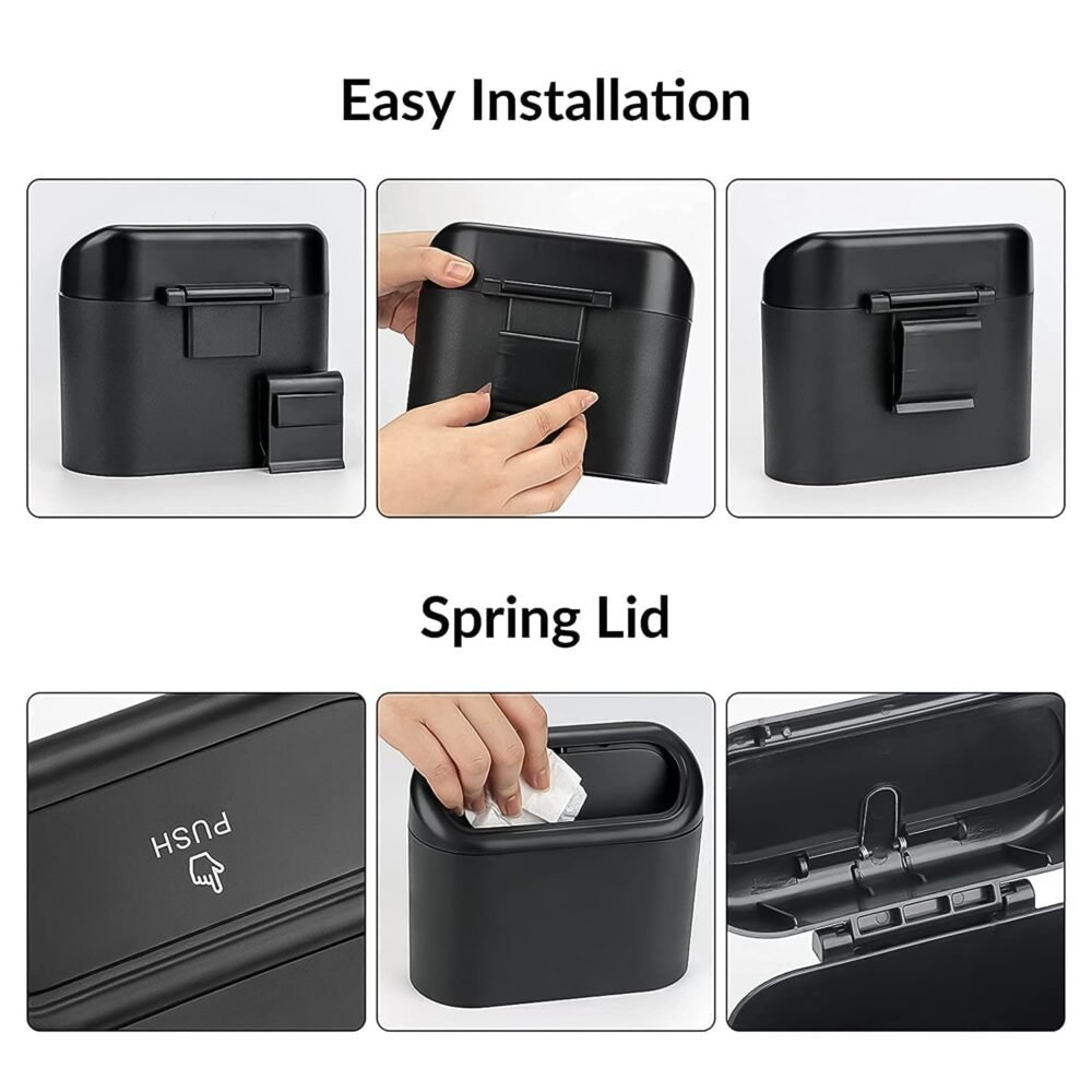 03_96929c70-edd2-43af-bcb5-226b72b30cb0.jpg Mini Car Trash Can with Lid – Waterproof & Leak-Proof | Velvet Wheels