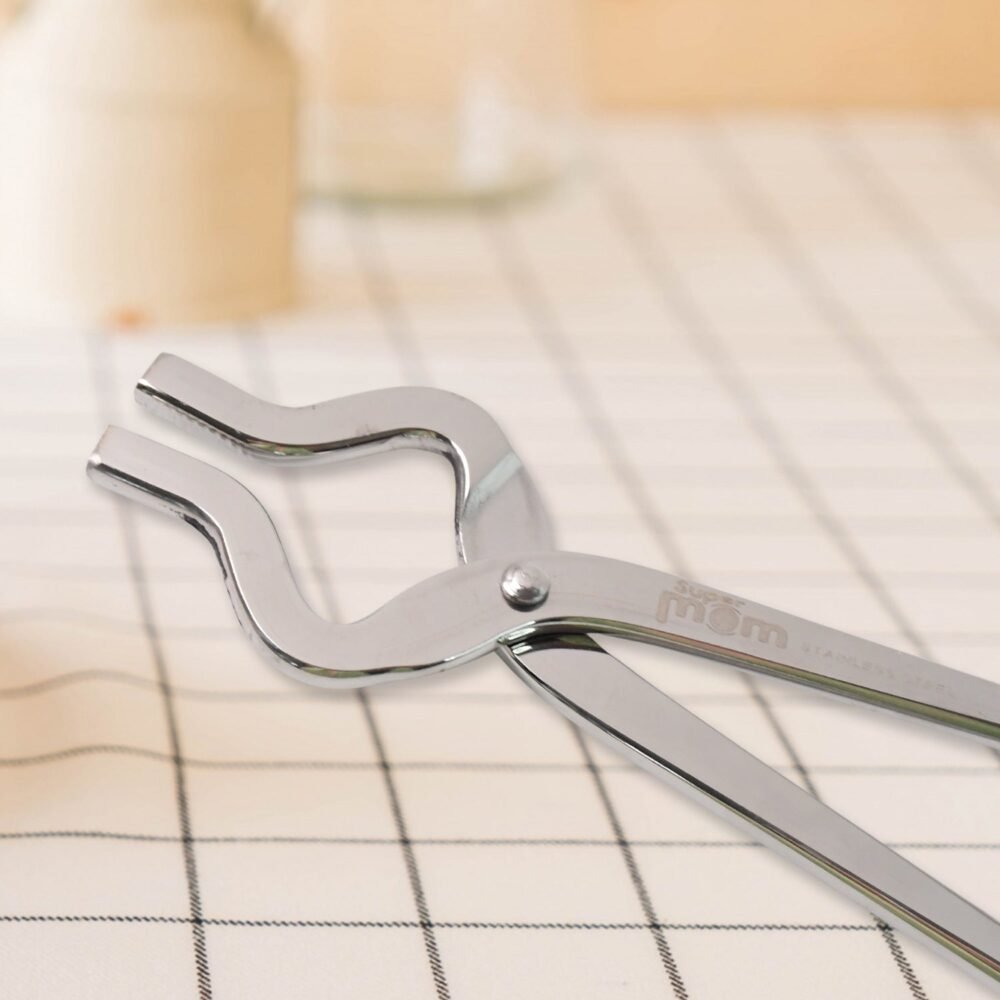 Stainless Steel Full Round Kitchen Pincer – Heavy Duty Grip
