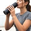 Stainless Steel Sports Water Bottle – 900ml, Leakproof & Durable