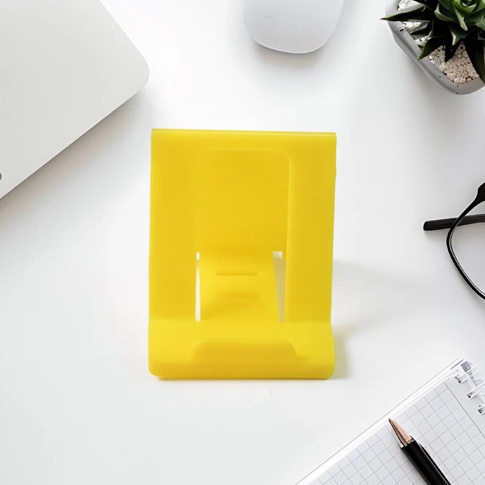 Plastic Mobile Phone Stand – Adjustable Foldable 6-Piece Set