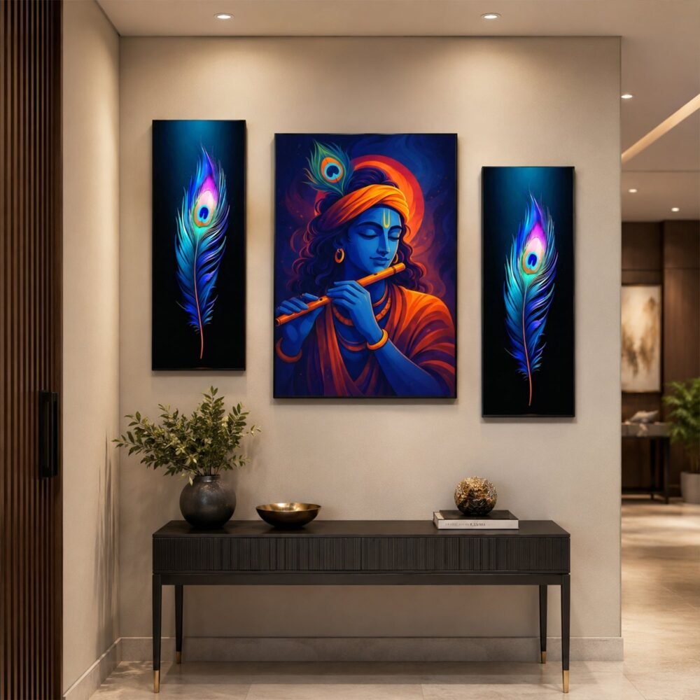03_9e2c1035-b020-48c4-a61c-76dace66c628.jpg Krishna Wall Art – Vibrant MDF Painting for Spiritual Décor