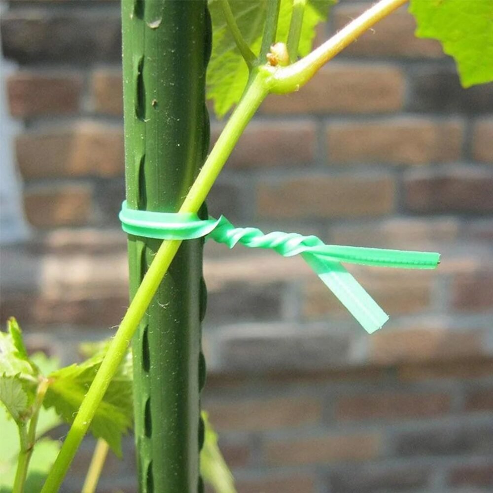 03_Twist-Tie.jpg Reusable Green Twist Tie Roll – Flexible Multipurpose Wire with Cutter