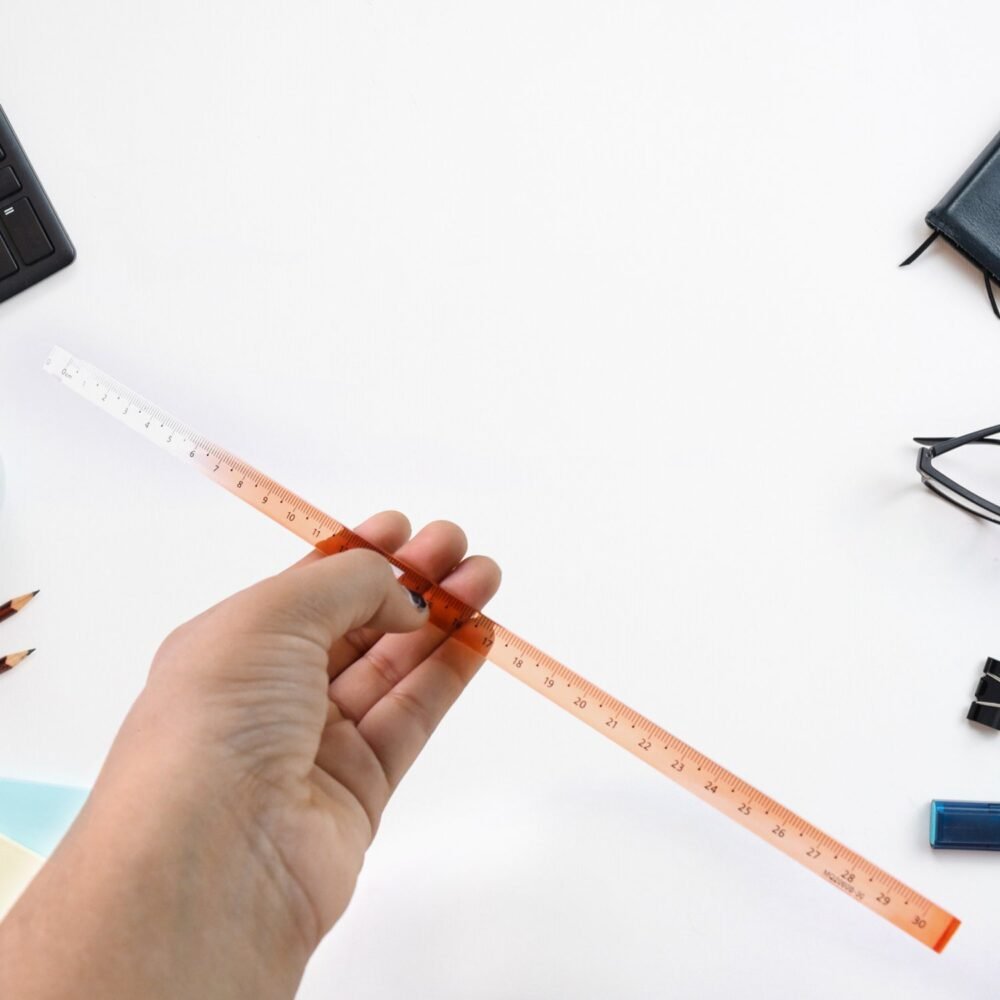 Acrylic Rulers – Precise 30 cm Measurement for Crafts & Learning