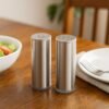 Stainless Steel Salt and Pepper Shaker Set – Durable & Stylish 2 Pc